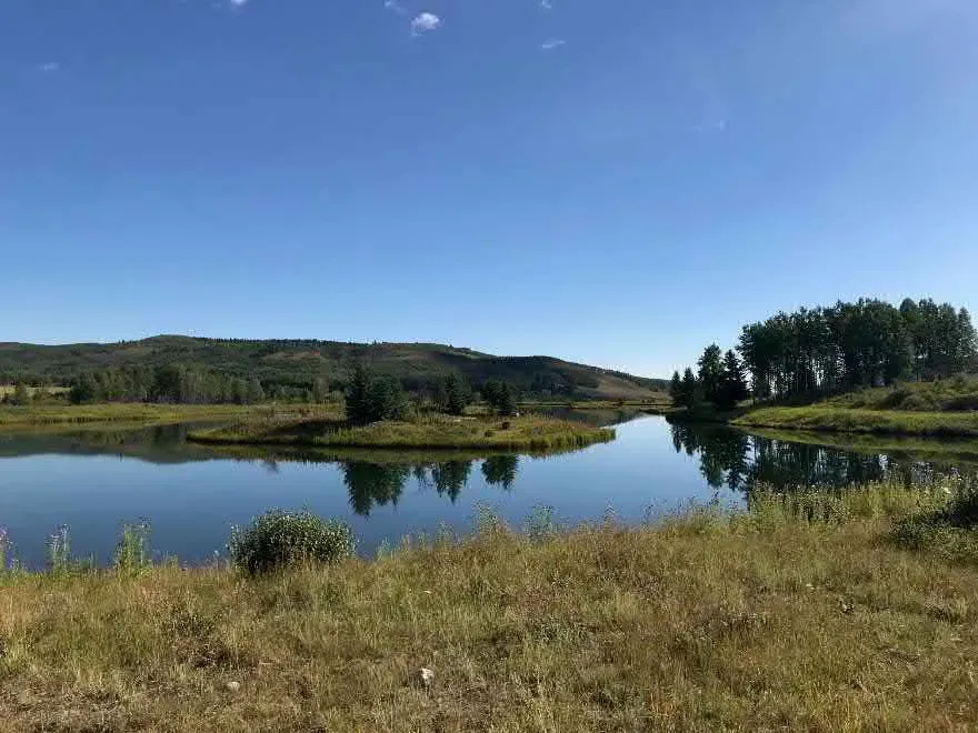 The raw water reservoir, photographed for the 2018 valuation report. Associated Engineering Alberta Ltd.